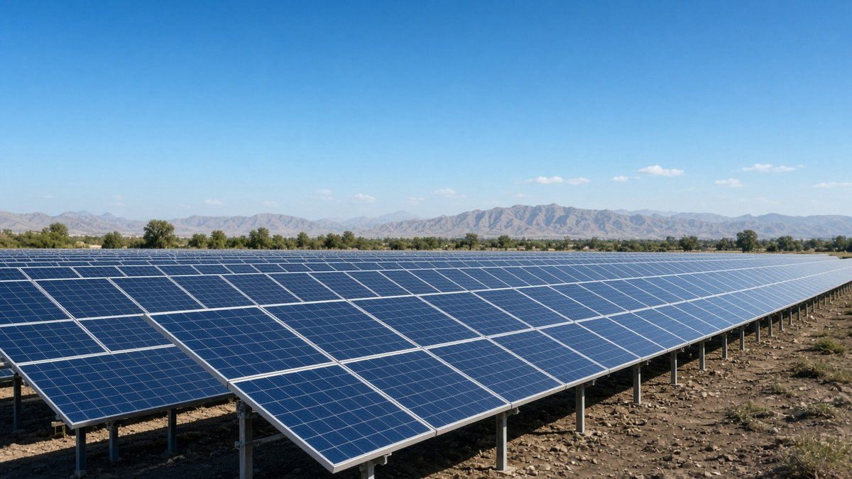 Solar project generating carbon credits